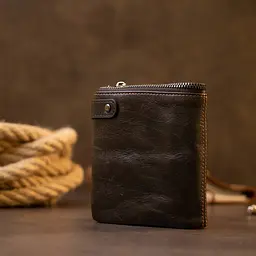 Портмоне унісекс 20422 Vintage коричневе - мініатюра 6