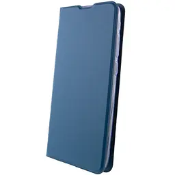Шкіряний чохол-книжка GETMAN Elegant (PU) для Motorola Moto G32 Синій - мініатюра 3