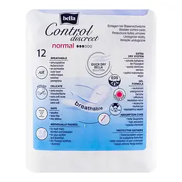 Прокладки урологічні Bella Control Discreet Super Normal 12 шт. - мініатюра 4