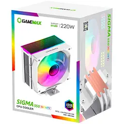 Кулер для процесора GameMax Sigma 550 Infinity WH (Sigma 550 Infinity WH) - мініатюра 9
