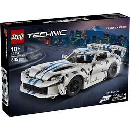 Конструктор LEGO Technic Спортивний автомобіль Dodge Viper GTS-R 805 ел. (42234) - мініатюра 4