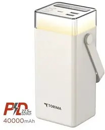 Повербанк Torima TRM-1041 40000 mAh 22.5 Вт Білий (2104618906) - мініатюра 7