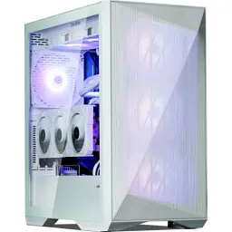 Корпус Zalman Z9 Iceberg MS, White, Mid Tower, без БЖ, для E-ATX / ATX / Micro ATX / Mini ITX, 1xType-C / 2xUSB 3.0 / 2xUSB 2.0, макс. CPU - 185 мм / VGA - 390 мм, 4x140 мм ARGB, бічна панель із загартованого скла - мініатюра 5