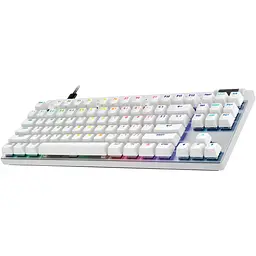 Клавіатура Logitech Pro X TKL Rapid White (920-013242) [128022] - мініатюра 3