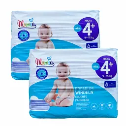 Підгузки Mamia Premium 4+ (9-15 кг) 92 шт