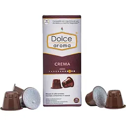 Кава в капсулах Dolce Aroma Crema Nespresso 50 г (10 капсул х 5 г) (881658) - мініатюра 2