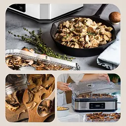 Сушарка для овочів фруктів та грибів дегідрататор Zeegma Dry Chef Silver - мініатюра 5