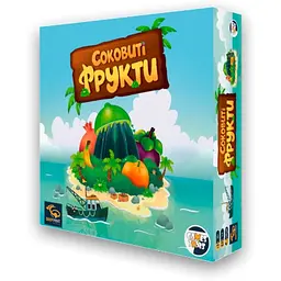 Настільна гра Games 7 Days Соковиті фрукти SF001U 100 дерев'яних фігурок фруктів