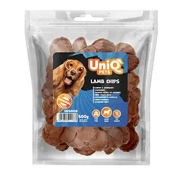 Ласощі для собак UniQ PETS Чіпси з баранини 500 г