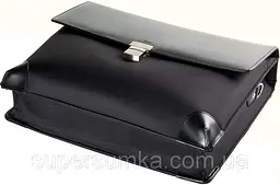 Діловий портфель зі шкіри та нейлону Fouquet NBC-1002M Чорний - мініатюра 2