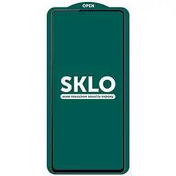 Захисне скло SKLO 5D (тех.пак) для Xiaomi Poco X6 Чорний