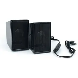 Колонка для комп'ютера XPRO GS203 5Вт AUX чорна (ЦУ-00035122) - мініатюра 2