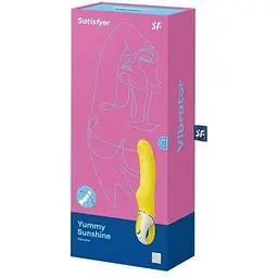 Потужний вібратор Satisfyer Vibes Yummy Sunshine з гнучким стволом та стимулюючим рельєфом 12 режимів - мініатюра 3