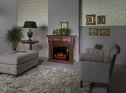 Камінокомплект ArtiFlame BEETHOVEN AF23S МАХАГОН КОРИЧНЕВИЙ АНТИК (зі звуком) - мініатюра 3