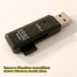 Кардридер карт пам'яті microSD/TF та SD/SDHC/SDXC. Підключення до ПК по USB - мініатюра 6