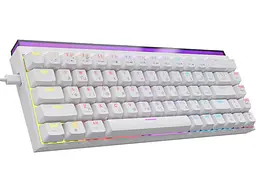 Клавіатура Ajazz NK68 Red White (NK68-R-W) - мініатюра 3