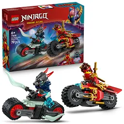 Конструктор LEGO Ninjago Швидкісні перегони Кая на мотоциклі 79 деталей (71838) - мініатюра 4