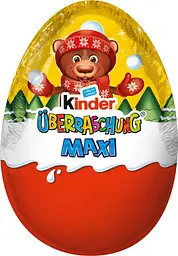 Шоколадне яйце Kinder Uberraschung Maxi Ведмедик 100 г
