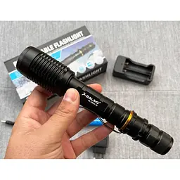 Ліхтар X-Balog BL-2804-T6 ручний акумуляторний Zoom до 1000 метрів 18650 х 2 - мініатюра 4