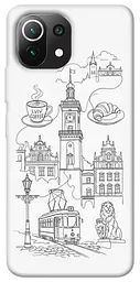 TPU чохол Demsky Lviv spirit для Xiaomi Mi 11 Lite