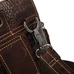 Чоловіча шкіряна сумка Vintage 21х17х1 см sum0015042 - мініатюра 9
