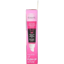 Сироватка для збільшення об'єму губ Eveline Hyaluron Lip Push-Up Serum 12 мл (LBL12SOSLIP) - мініатюра 3