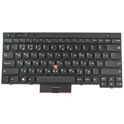 Клавіатура для ноутбука LENOVO (Thinkpad: T430, T430i, T430S, T530, T530I, X230, X230i, X230S) rus, black (оригінал) - мініатюра 2