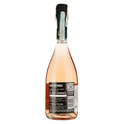 Ігристе вино Rock Wines Mr.Grey Eminence Prosecco Rose Brut DOC Millesimato Spumante, рожеве, брют, 0,75 л - мініатюра 2