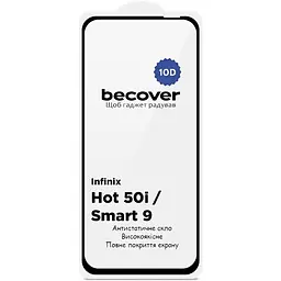 Захисне скло BeCover для Infinix Hot 50i (X6531) 10D Black (712713) - мініатюра 3