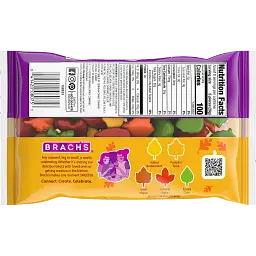 Жувальні цукерки Brach's Halloween Autumn Leaves Mellowcreme Candy 227 г - мініатюра 6