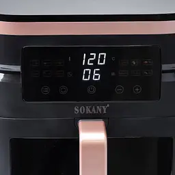 Аерофритюрниця безмасляна Sokany SK-10033 7 л електрична з сенсорним керуванням 1800 Вт - мініатюра 4