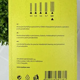 Міжзубні йоршики кутові Spokar XML 0.8mm, 6 шт - мініатюра 3