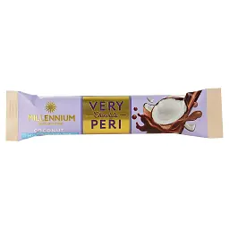 Упаковка шоколаду Millennium Very Peri молочний з начинкою та кокосом 34 г * 12 шт
