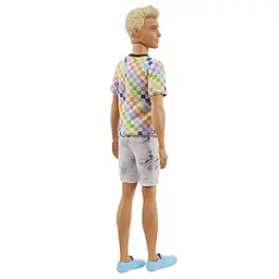 Лялька Barbie Кен Модник в картатій футболці (GRB90) - мініатюра 2
