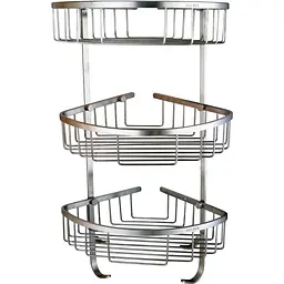 Полиця кутова Globus Lux SS 8477, Хром матовий