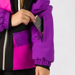 Куртка жіноча Rehall Stussy W 2026 XS Чорний-Фіолетовий - мініатюра 3