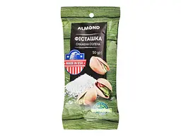 Фісташки ALMOND 50г Сіль смажені солоні