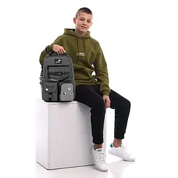 Рюкзак для старшої школи Kite Education teens 2587M Swarm Сірий (K26-2587M-4) - мініатюра 24