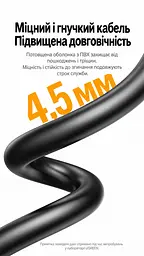 Кабель для принтера UGREEN US135 USB 2.0 USB-A - USB-B 1 м чорний (20846) - мініатюра 6