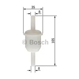 Фільтр паливний Bosch 0 450 904 058 - мініатюра 5