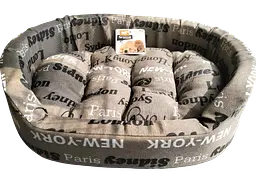 Лежак для собак та котів Ferplast Dandy Cities 55 коричневий 55x41x15 см 82942096 - мініатюра 2