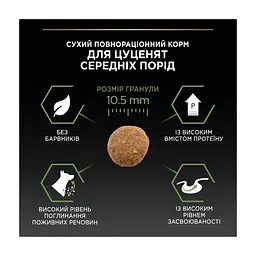 Сухий корм для собак Purina Pro Plan Dog Medium Puppy з високим вмістом курки 12 кг (7613035120402) - мініатюра 10