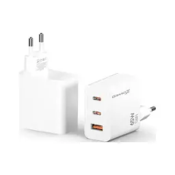 Зарядний пристрій Grand-X GaN 2xUSB-C + 1xUSB 65W PD3.0 QC4.0 AFC SCP FCP white (CH-990W) - мініатюра 4