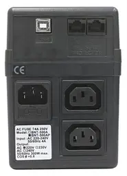 Джерело безперебійного живлення BNT-800AP Black, 800 ВА, 480 Вт, лінійно-інтерактивний PowerCom teh0033920 - мініатюра 2