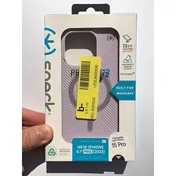 Оригінальний протиударний чохол Speck Presidio2 Grip MagSafe для iPhone 15 Pro (6.1") Soft Lilac 150563-3207 - мініатюра 10