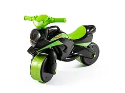 Мотоцикл-толокар Doloni Toys Поліція з музичним кермом чорний