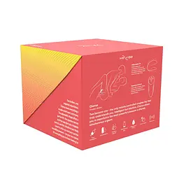 Смарт-вібратор для пар We-Vibe Chorus Crave Coral, сенсорне керування вібраціями стисненням пульта - мініатюра 10