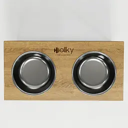 Hollky Base XL40 — миски на підставці для великих собак (2 × 1,8 л, висота 40 см) - мініатюра 5