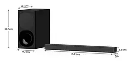 Бездротовий саундбар Sony HT-S20R (5.1 400 Вт Bluetooth) - мініатюра 3