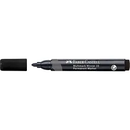 Маркер Faber-Castell перманентний Multimark Winner 23, колір чорний (32839) - мініатюра 2